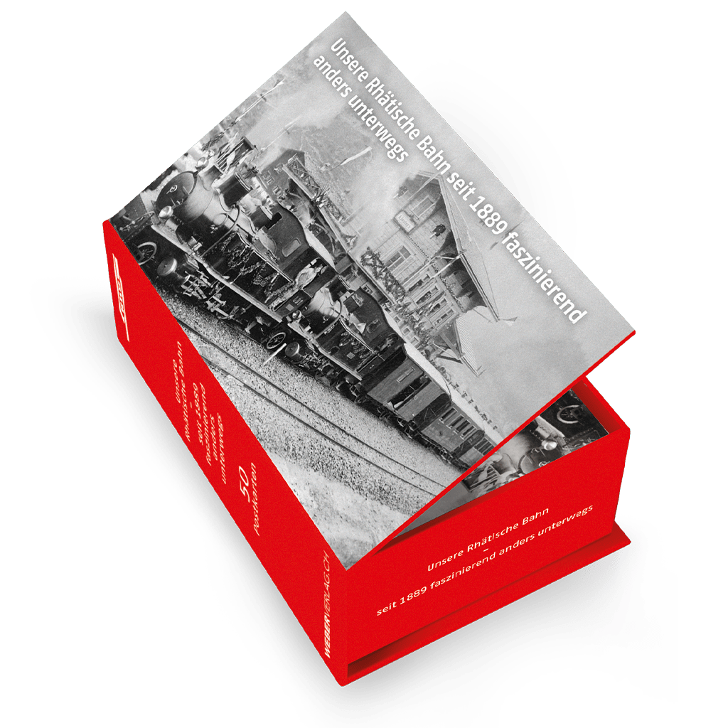 Postkartenbox Rhätische Bahn - • WEBER VERLAG