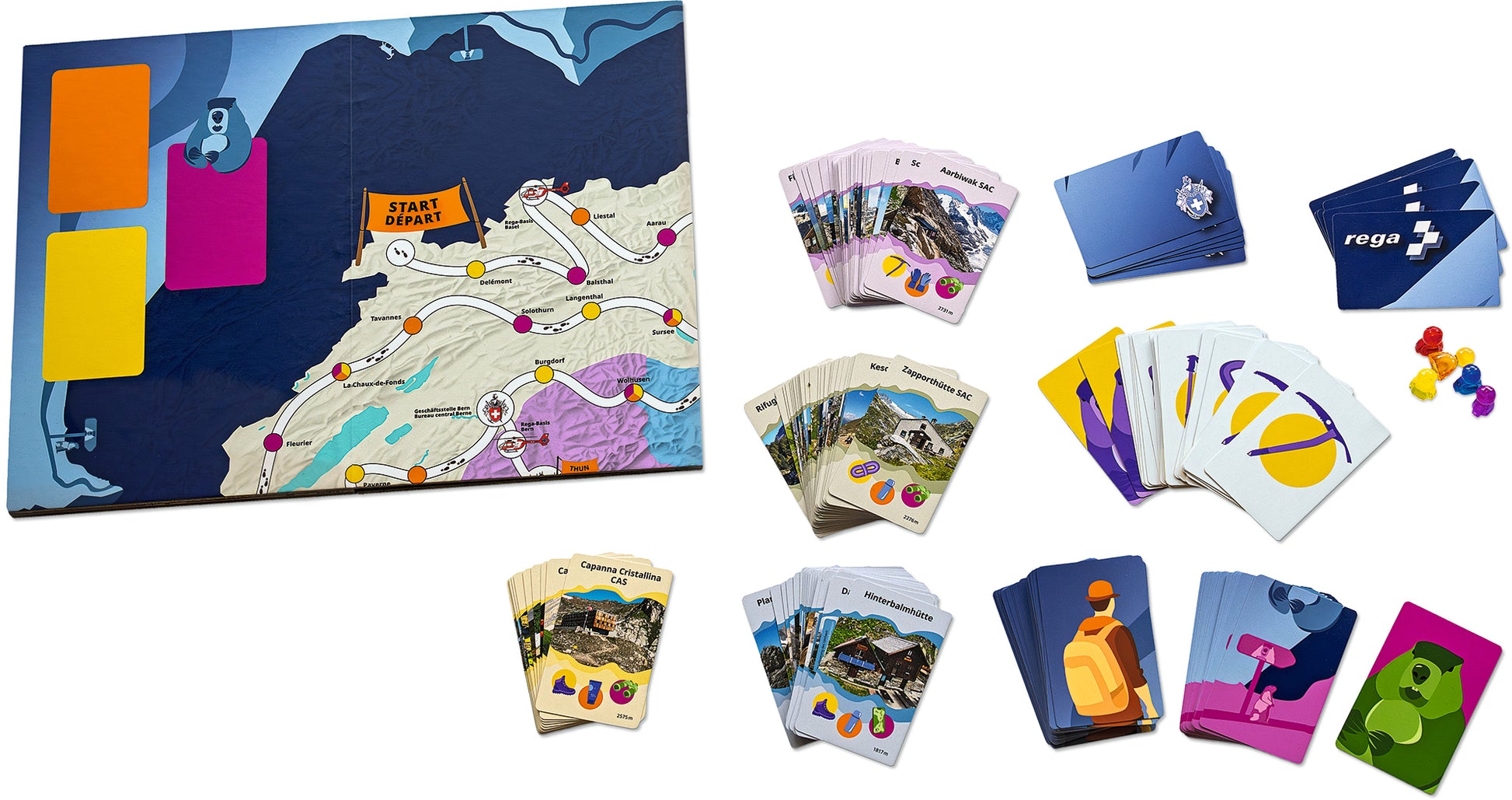 Das grosse Schweizer Hüttenspiel - • WEBER VERLAG