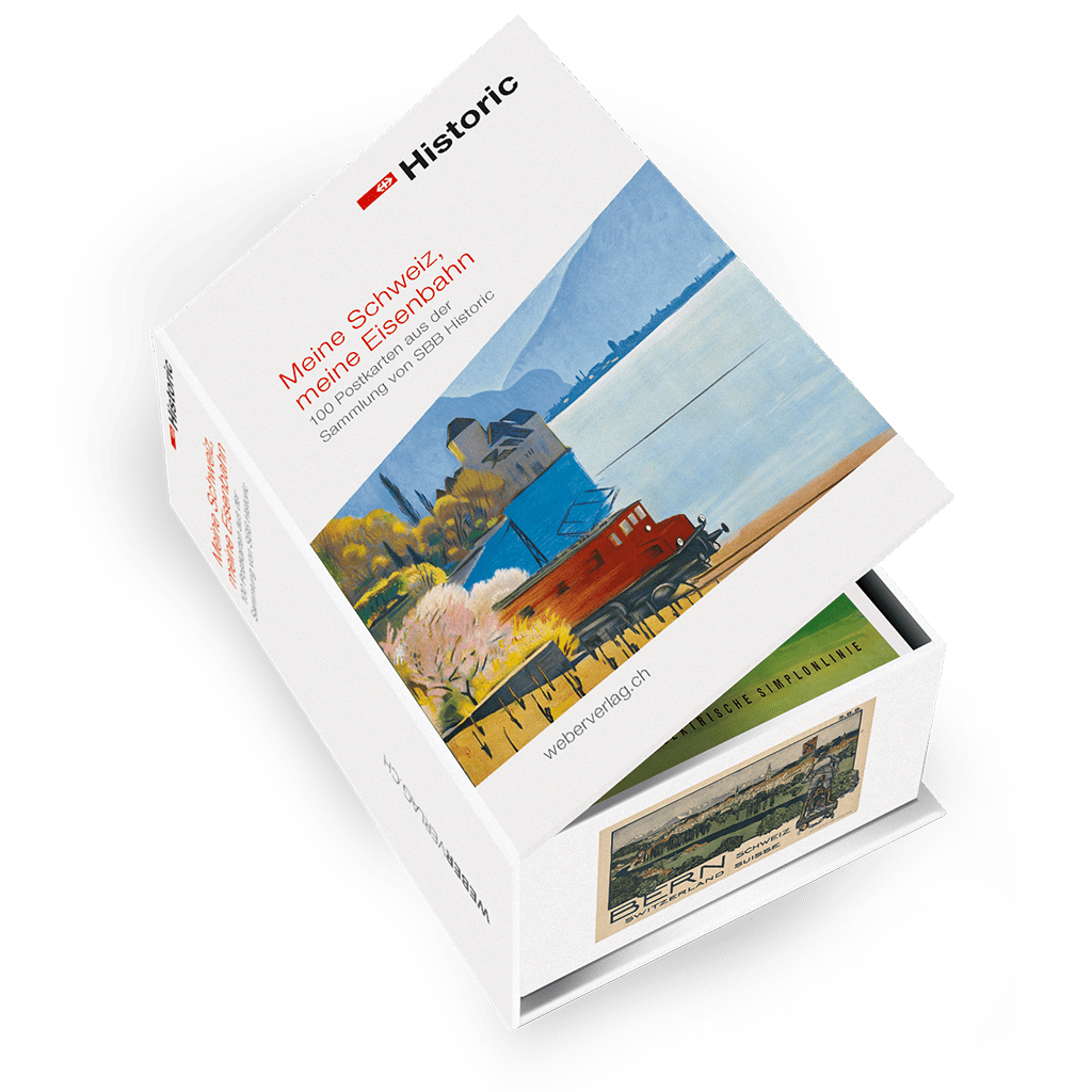 SBB Historic | Postkartenbox meine Schweiz, meine Eisenbahn - • WEBER VERLAG