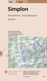Swisstopo | 1309 Simplon - • WEBER VERLAG