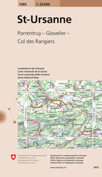 Swisstopo | 1085 St-Ursanne - • WEBER VERLAG