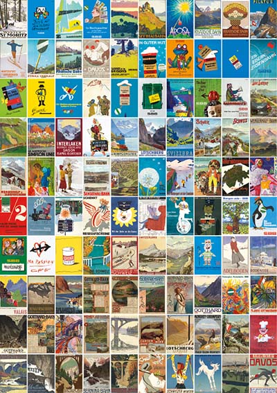 Postkartenbox meine Schweiz, meine Eisenbahn - WEBER VERLAG