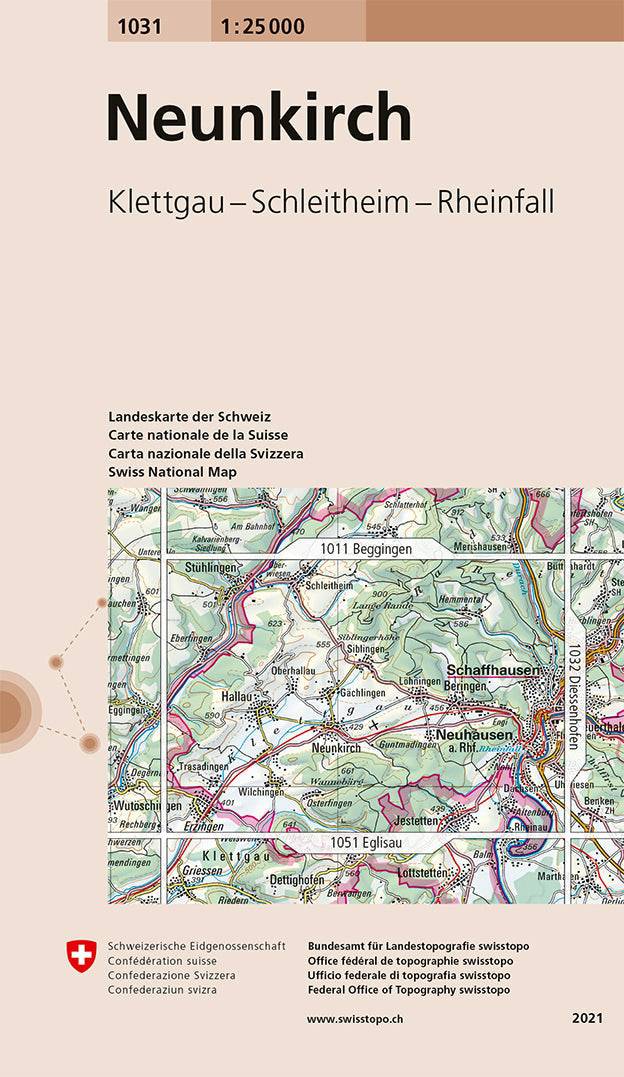 Swisstopo | 1031 Neunkirch - • WEBER VERLAG