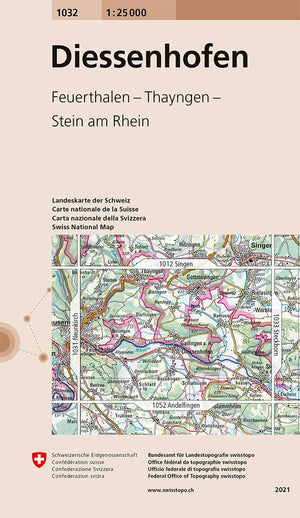 Swisstopo | 1032 Diessenhofen - • WEBER VERLAG