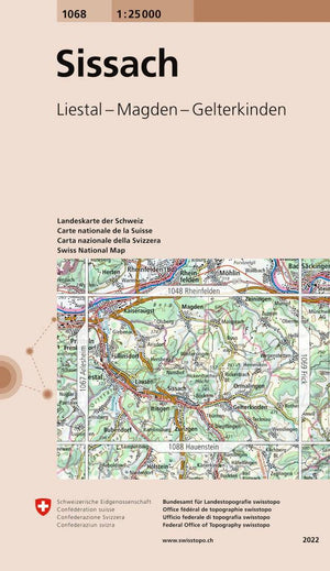 Swisstopo | 1068 Sissach - • WEBER VERLAG