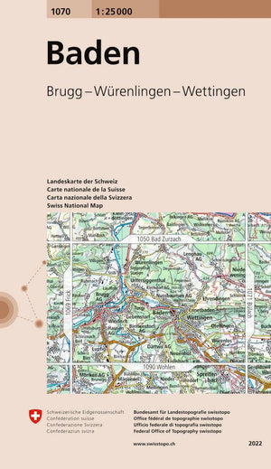 Swisstopo | 1070 Baden - • WEBER VERLAG