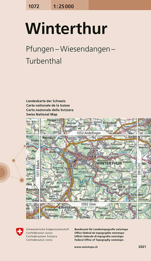 Swisstopo | 1072 Winterthur - • WEBER VERLAG