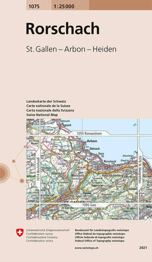 Swisstopo | 1075 Rorschach - • WEBER VERLAG
