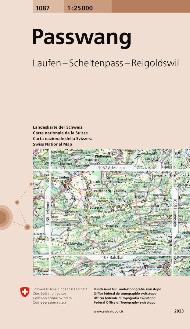 Swisstopo | 1087 Passwang - • WEBER VERLAG