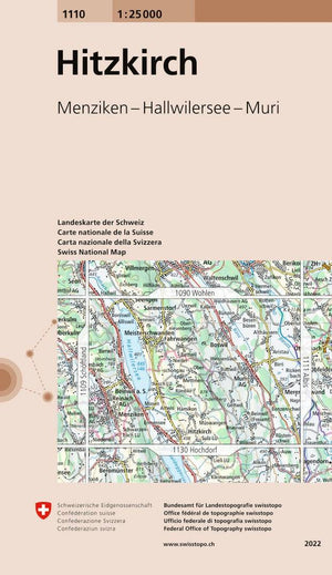 Swisstopo | 1110 Hitzkirch - • WEBER VERLAG