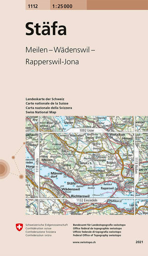 Swisstopo | 1112 Stäfa - • WEBER VERLAG
