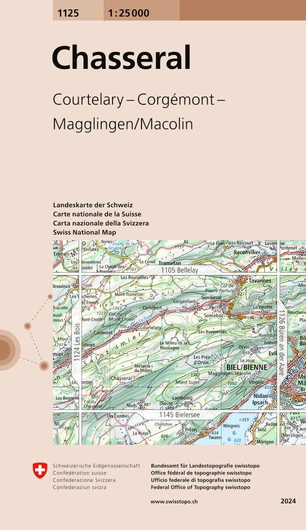 Swisstopo | 1125 Chasseral - • WEBER VERLAG