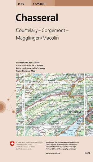Swisstopo | 1125 Chasseral - • WEBER VERLAG