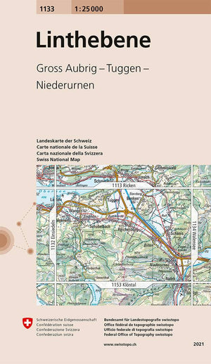 Swisstopo | 1133 Linthebene - • WEBER VERLAG