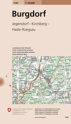 Swisstopo | 1147 Burgdorf - • WEBER VERLAG