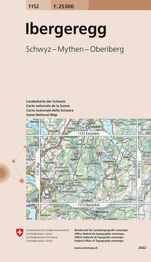 Swisstopo | 1152 Ibergeregg - • WEBER VERLAG