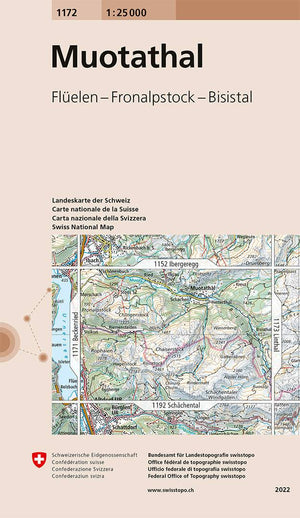 Swisstopo | 1172 Muotathal - • WEBER VERLAG
