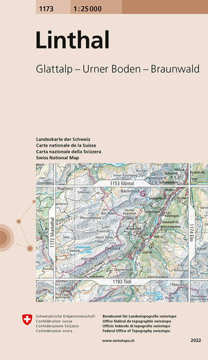 Swisstopo | 1173 Linthal - • WEBER VERLAG