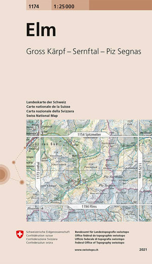 Swisstopo | 1174 Elm - • WEBER VERLAG