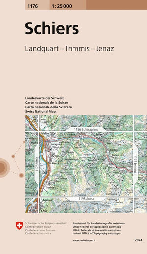 Swisstopo | 1176 Schiers - • WEBER VERLAG