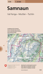 Swisstopo | 1179 Samnaun - • WEBER VERLAG