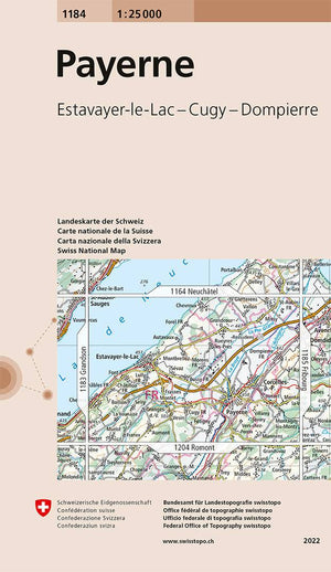 Swisstopo | 1184 Payerne - • WEBER VERLAG