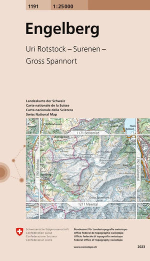 Swisstopo | 1191 Engelberg - • WEBER VERLAG