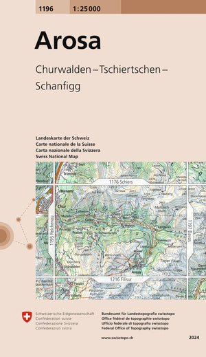 Swisstopo | 1196 Arosa - • WEBER VERLAG