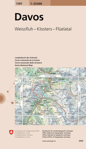 Swisstopo | 1197 Davos - • WEBER VERLAG
