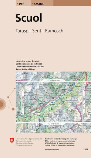 Swisstopo | 1199 Scuol - • WEBER VERLAG