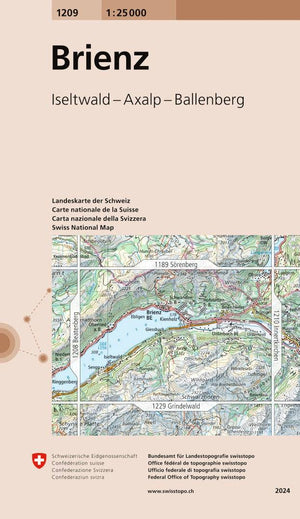 Swisstopo | 1209 Brienz - • WEBER VERLAG