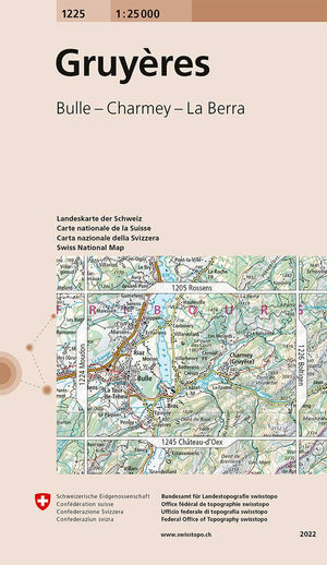 Swisstopo | 1225 Gruyères - • WEBER VERLAG