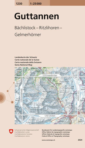 Swisstopo | 1230 Guttannen - • WEBER VERLAG