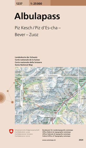 Swisstopo | 1237 Albulapass - • WEBER VERLAG