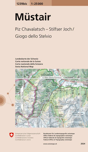 Swisstopo | 1239bis Müstair - • WEBER VERLAG