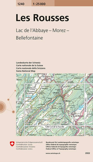 Swisstopo | 1240 Les Rousses - • WEBER VERLAG