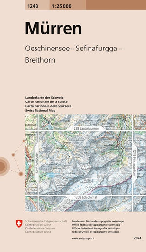 Swisstopo | 1248 Mürren - • WEBER VERLAG