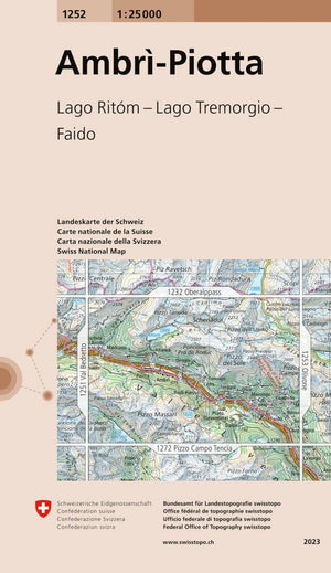 Swisstopo | 1252 Ambri-Piotta - • WEBER VERLAG