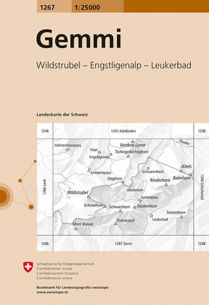 Swisstopo | 1267 Gemmi - • WEBER VERLAG