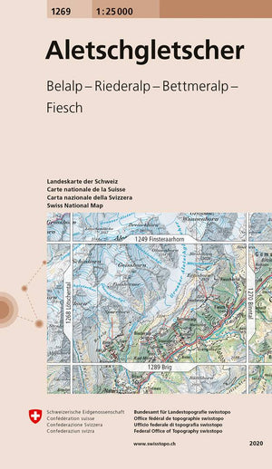 Swisstopo | 1269 Aletschgletscher - • WEBER VERLAG
