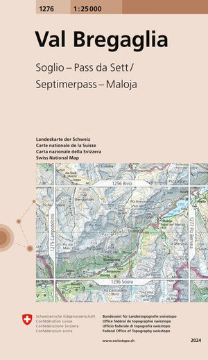 Swisstopo | 1276 Val Bregaglia - • WEBER VERLAG