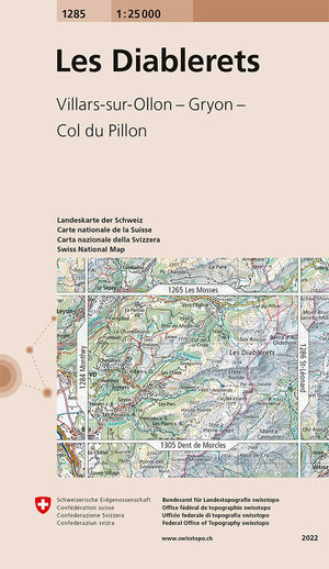 Swisstopo | 1285 Les Diablerets - • WEBER VERLAG
