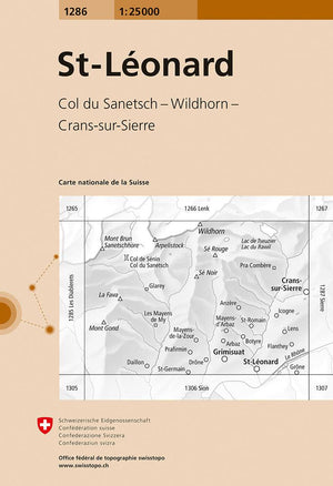 Swisstopo | 1286 St-Léonard - • WEBER VERLAG