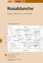 Swisstopo | 1326 Rosablanche - • WEBER VERLAG