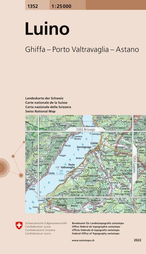 Swisstopo | 1352 Luino - • WEBER VERLAG