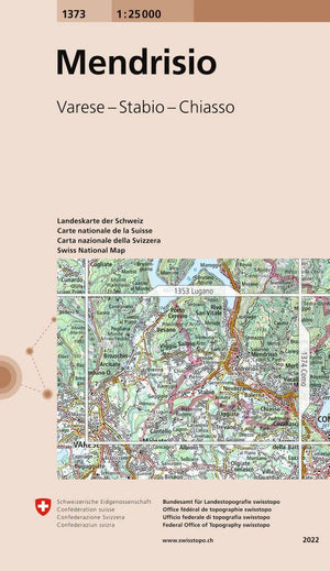 Swisstopo | 1373 Mendrisio - • WEBER VERLAG