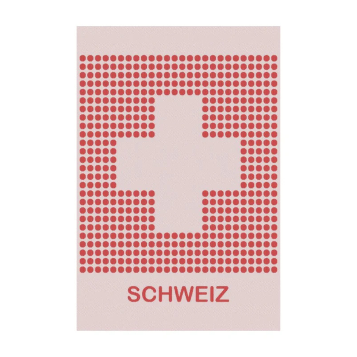 Küchentuch Schweizer Kreuz, Punkte