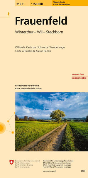Swisstopo | 216T Frauenfeld Wanderkarte - • WEBER VERLAG