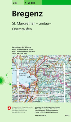 Swisstopo | 218 Bregenz - • WEBER VERLAG