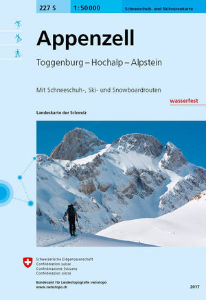 Swisstopo | 227S Appenzell Schneesportkarte - • WEBER VERLAG